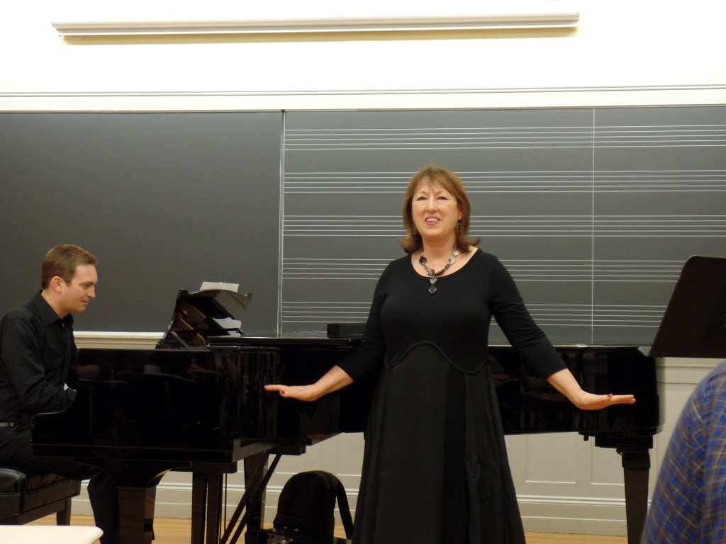 Maria Jane Loizou with accompanist Tal Zilber. Photo courtesy of Zoe Rath